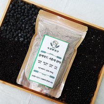 블랙푸드4총사 22년 햇 국산선식 서리태30% 약콩30% 흑임자20% 쪄서볶은 아침선식 검정콩가루, 블랙푸드4총사선식 300g, 1개
