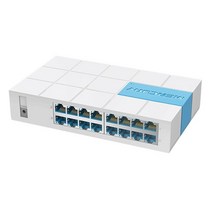 플러그 앤 플레이 미니 16 포트 이더넷 스위치 작고 스마트 허브 데스크탑 스위치 16*10/100 MBPS RJ45 포트 네트워킹 스위치 S116M, With UK Power Plug