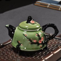 도자기 술 주전자 handpainted 사이드 핸들 차 작은 레트로 세라믹 차 쿵푸 차 세트 차 차 주입기 중국 차 세트, c02 200ml