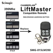 차단기 셔터 원격리모컨 Chamberlain 971lm 972lm 973lm 970lm 리프트마스터 차고, 없음