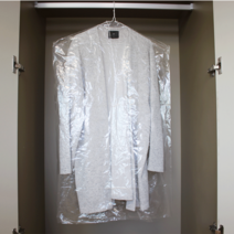 황제포장산업 세탁소 투명비닐옷커버