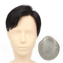 [M2026] 맞춤같은 밀착감 나노스킨 남자가발 인모100%(18cmx20cm)