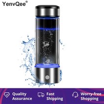 수소 발생기 컵 정수 필터 430ML 알칼리성 제조기 수소가 풍부한 물 휴대용 병 Lonizer 순수 H2 전기 분해, 협력사