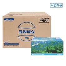 크리넥스 57053 수 미용티슈 각티슈 200매(2겹) 9각 한박스 갑티슈, 1box, 9개