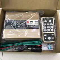 자동차 12V 400600W 사이렌 확성기 무선 경적 호스트, 2개의 600w 초박형 스피커 듀얼 스피커범용