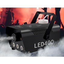 LED 연기 기계 드라이 아이스 기계 결혼식 축제, 리모콘 LED 붉은연기 머신 + 꽃향액체 2병