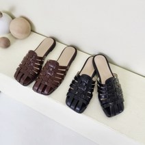 역삼힐 / (역삼힐) 모아닌 격자 슬리퍼(1cm)