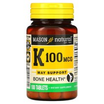 Mason Natural vitamin 비타민 K 100mcg 100정 100740
