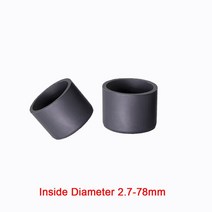 2.8mm-78.5mm 실리콘 고무 라운드 캡 의자 가구 피트 파이프 튜브 엔드 커버 더스트 씰 보호 가스켓 화이트, 02 Black_36 44.5mm-1pcs
