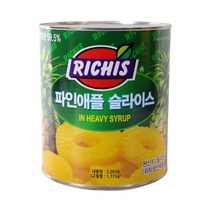 리치스 파인애플 슬라이스 3kg 1개, 상세페이지 참조