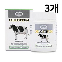 네이쳐스탑 colostrum 호주산 초유 단백질 프로틴 820mg 180정 3세트, 3개