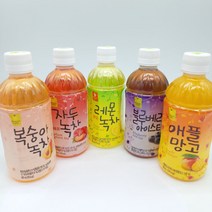웰그린 복숭아 레몬 자두 녹차 블루베리 아이스티 애플망고 340ml, 블루베리아이스티