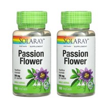 솔라레이 시계꽃 추출물 350mg 100 베지 캡슐 Passion Flower 2개