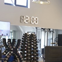 국산 루나리스 그랑데 GPS 수신 LED 벽시계 54cm 대형벽시계 병원시계 사무실시계, 크림화이트