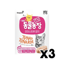 동물농장 애묘 습식간식 (모이스트루 참치) 80g x 3개, 단품