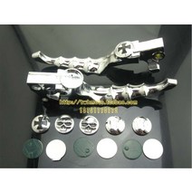 할리데이비슨 브레이크 클러치 스컬 XL883 XL1200 X48 포티에잇 커스텀 튜닝, 실버(2004-13년) + 1개