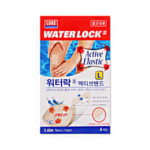 루크 워터락 방수 밴드 액티브 기능성 아쿠아 반창고 S M L 손끝용 일반용, 4.워터락S 액티브밴드-L