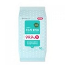 그린핑거 손소독 물티슈 휴대형, 10매, 52팩