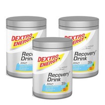 Dextro Energy 덱스트로 에너지 리커버리 드링크 트로피칼 근육회복 356g 3팩, 3개