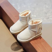 스노우보드신발 보드부츠 스노우보드부츠 스노우보드화 스노우부츠 키즈 스노우 부츠 2022 겨울 면화 여아 패션 핫픽스 겨울화 남아 러쉬, 연베이지