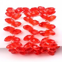호박 원석 보석 목걸이 투명 타원형스탈 비즈 6x12MM 50 개 Briolette 눈물 방울 워터 드롭 유리 쥬얼리 만들기 DIY