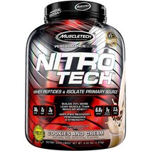 머슬테크 니트로 테크 분리 유청 단백질 1.81kg 4종, 3. 딸기, 1개
