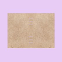 와우샵 DIY 홀로그램 다이어리 커버 만년다이어리, 크래프트지[45장]