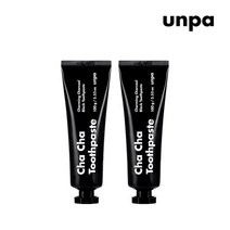 언파 언파 차차치약 블랙 (구취제거 100g) x2 )_U, 단일옵션