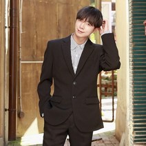 키작은남자 키작은남자 데일리 기본 suit 자켓 (블랙)
