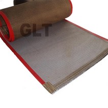 컨베이어로라 롤라 고무벨트 te-flon uv 기계 통기성 메쉬 컨베이어 벨트 고온, 4mm-4mm, 1, 5.2m-0.4m