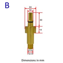 고압세차기 금속 어댑터 foam 노즐 foam generator foam gun for, b