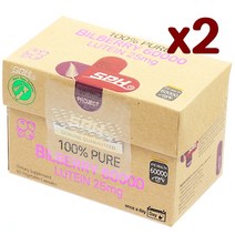 SPH 100 퓨어 빌베리 60000 루테인 25mg 60캡슐 x2병
