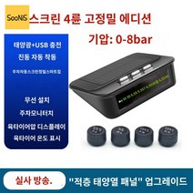트럭용 외장형 보급형 공기압 타이어 경치, 0-8bar 고정밀 음성(4륜】8압 이하 모델 적용, 외장