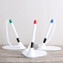 부착형 스탠드볼펜/은행 기업행사 인쇄판촉 스톱펜, 1개, 색상