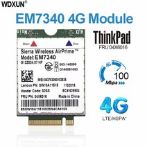 인터넷 모뎀 와이파이Sierra AirPrime EM7340 FRU 04X6016 Lenovo ThinkPad 10/ Helix 2nd Gen/ X260 /T460, 한개옵션0