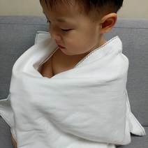 반애썸 무형광 소창수건 먼지없는 아기 목욕타올, 1장, 정련(바로사용) 2겹 샤워수건(43*88cm)/무지