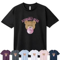 [쿨론티 블랙] 베르디베어 남자 여자 반팔티 티셔츠