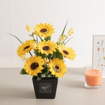 베리비누해바라기화분set 27cm_PP 조화 꽃 인테리어 장식 소품, 단품