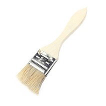 1 개 오일 과자 브러쉬 내열성 돼지 머리 Bristles 베이킹 바베큐 브러시 나무 손잡이 캠핑 도구, 02 18cm