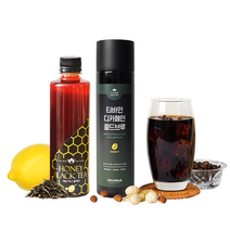 [냉장배송]티바인 아샷추 세트 디카페인 콜드브루 커피 1병 + 홍차 레몬 자몽 아이스티 고농축 원액 400ml 1병, 선셋+레몬, 3개, 500ml