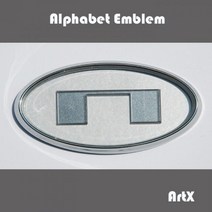 ArtX 알파벳 N 순정교체형 미러 엠블럼(올뉴K3K5K7K9프라이드스포티지R카렌스쏘렌토R레이모닝니로스토닉그랜드카니발), 블랙펄, 블랙펄, D-TYPE