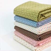 자투리 린넨11수 러블리도트 택1, 린넨11수 러블리도트 그린