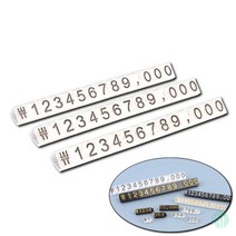 조립형 가격표 세트 3P 매장가격표 POP가격표 매대가격표 상품가격, 9mm 투명/검정