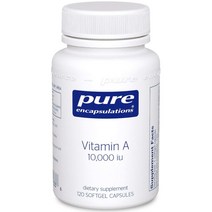퓨어인캡슐레이션 비타민 A 10000IU 소프트젤 캡슐, 120개입 × 2개