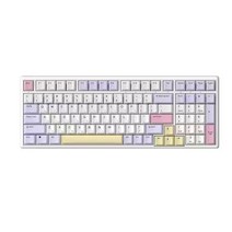 한성컴퓨터 GK896B 염료승화 EDITION 유무선 무접점 기계식 키보드 / 다용도 에코백 증정, Purple Heart