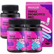 마이올리 트리플 프로바이오틱스 네오 유산균 3병 6개월분, 60캡슐, 3개