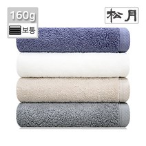 송월 코마사 40수 무지160 호텔수건 기념 타월 답례품, 베이지