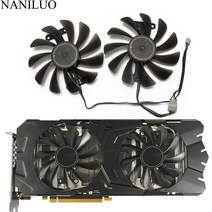KFA2 GALAXY GEFORCE GTX 1070 1070TI 1080 EXOC SNPR 그래픽 카드 냉각 팬용 2 개 GTX1070 GTX1070TI GTX1080 팬