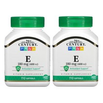 21세기센츄리 비타민 E 180mg(400IU) 소프트젤 110정, 2팩