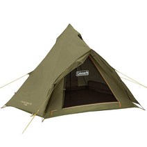 [Amazon.co.jp 한정]콜맨(Coleman) 텐트 익스커션 티피 325 올리브 약 6kg 3~4인용 2000034694, 올리브 + 콜맨 티피텐트 3-4인용